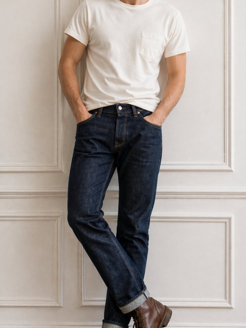 Benzak B-03 Tapered Selvedge Jeans 15oz Candiani Denim Size 33 Men’s